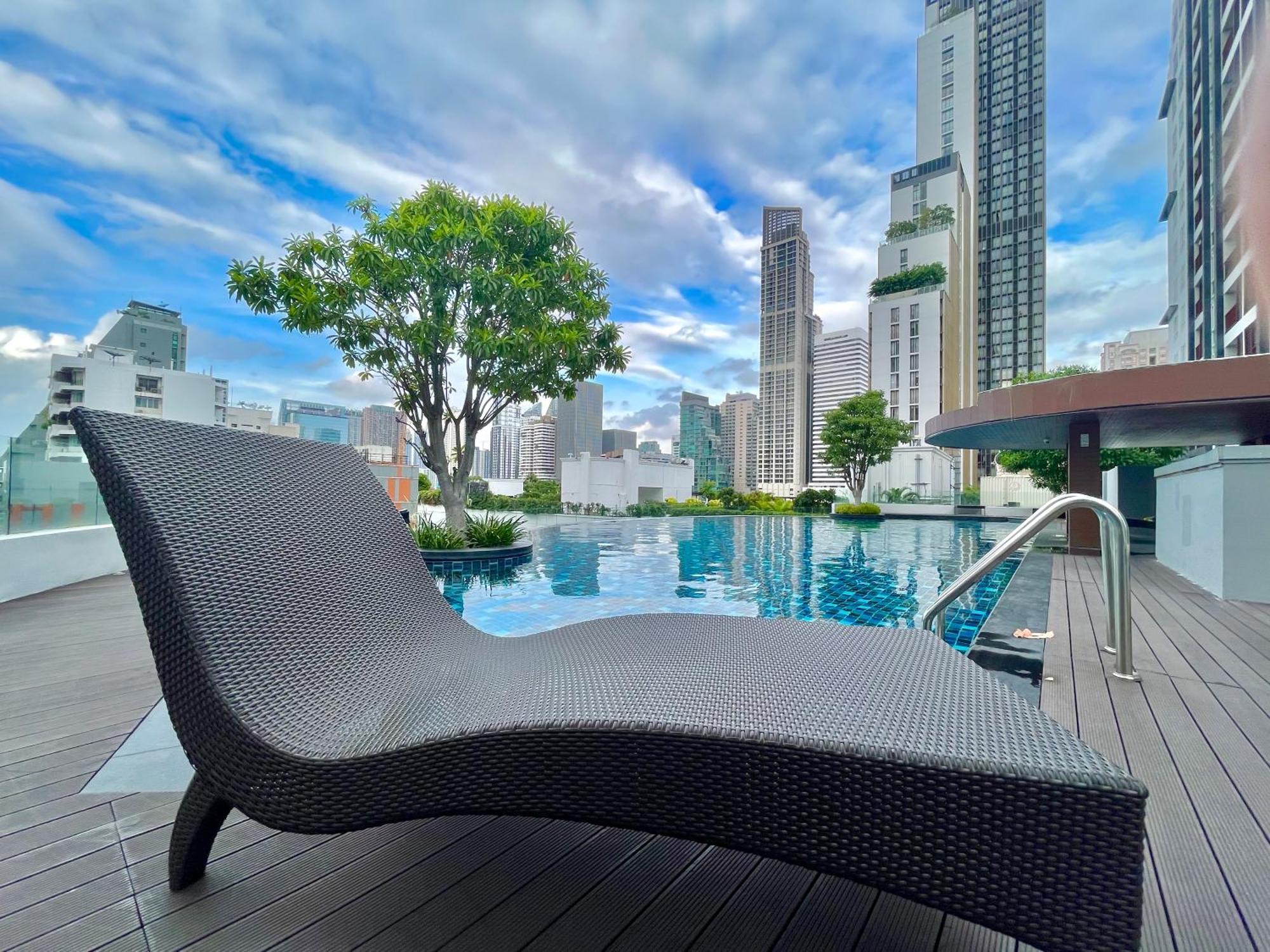 Cozy Studio Walk To Bts Free Wi-Fi Great Location Bangkok Exterior foto