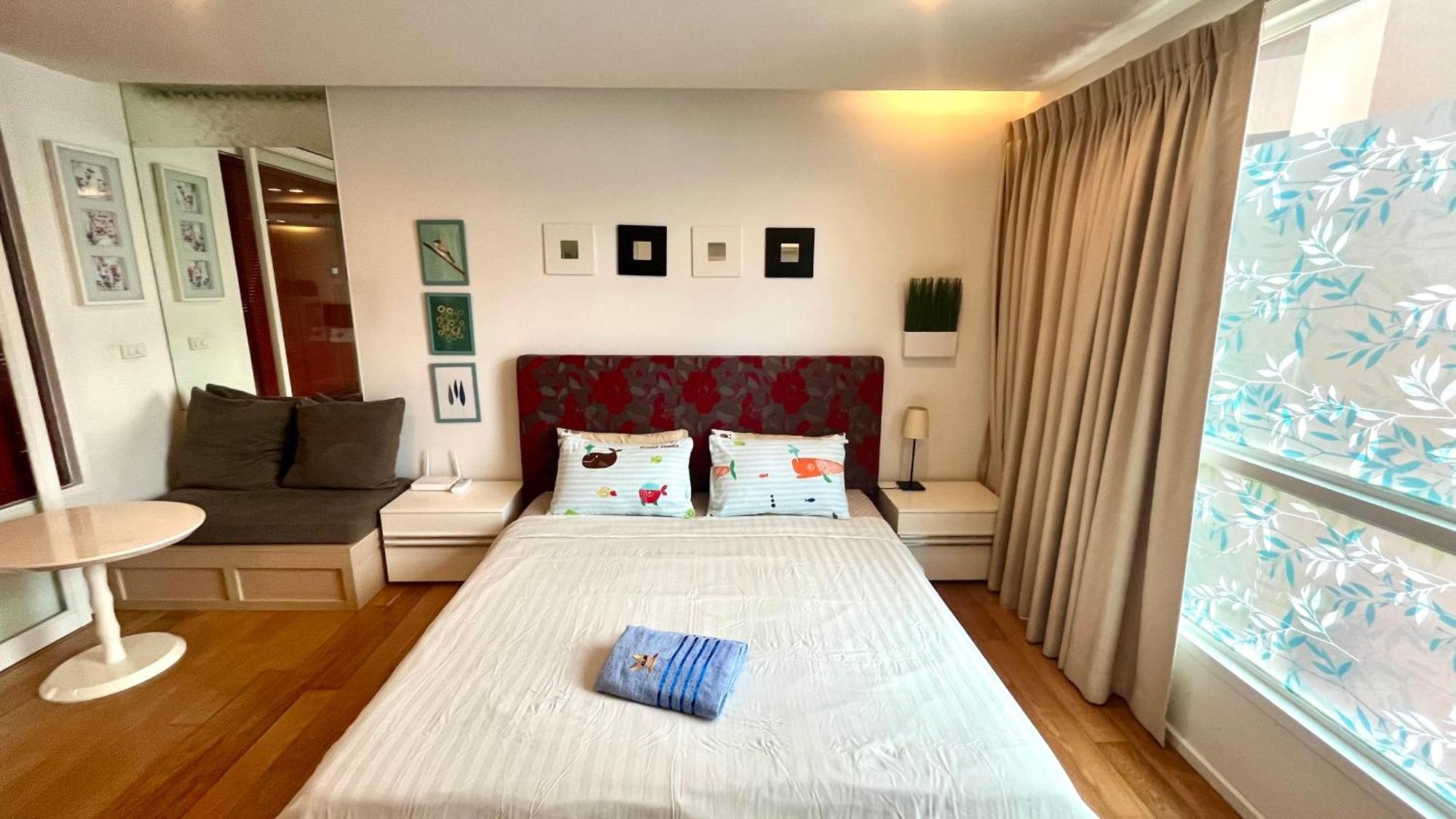 Cozy Studio Walk To Bts Free Wi-Fi Great Location Bangkok Exterior foto